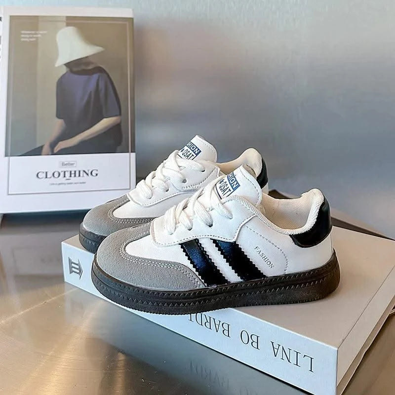 Spring New Children's Sports Training Shoes Boys Girls Ethical Training Fashion Sneakers Children's Soft-soled Casual Skates