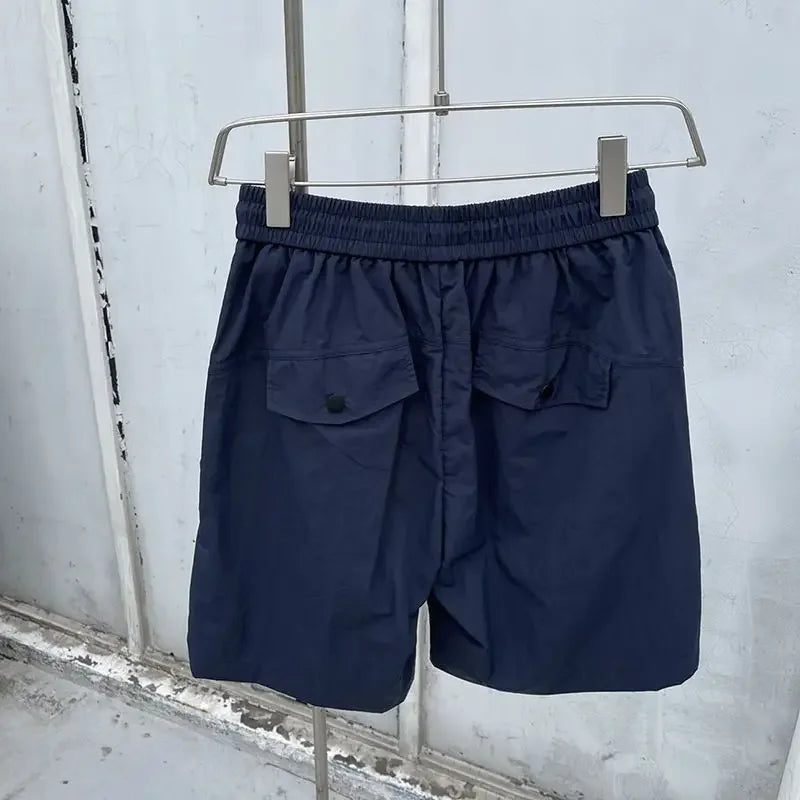Summer Sweatsuit Sets Men Casual Hoodie T-shirt Short Sleeve Quick Dry Shorts Sports Suits Summer Outdoor Thin Cool Workwear Set