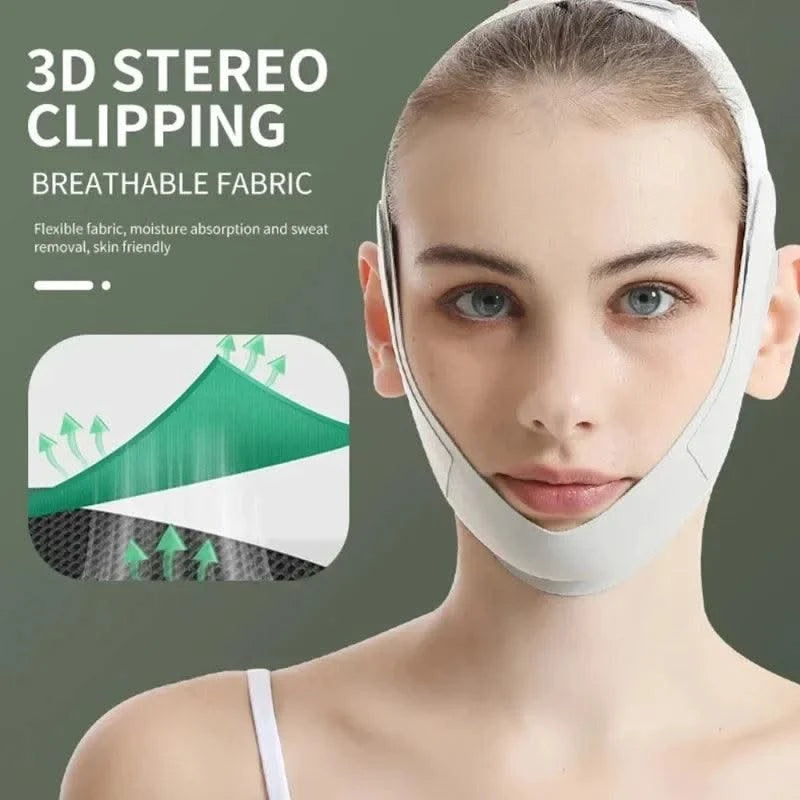 New Reusable Face Slimming Bandage Women V Line Face Shaper Chin Cheek Lift Up Belt Facial Massage Strap Skin Care Beauty Tools