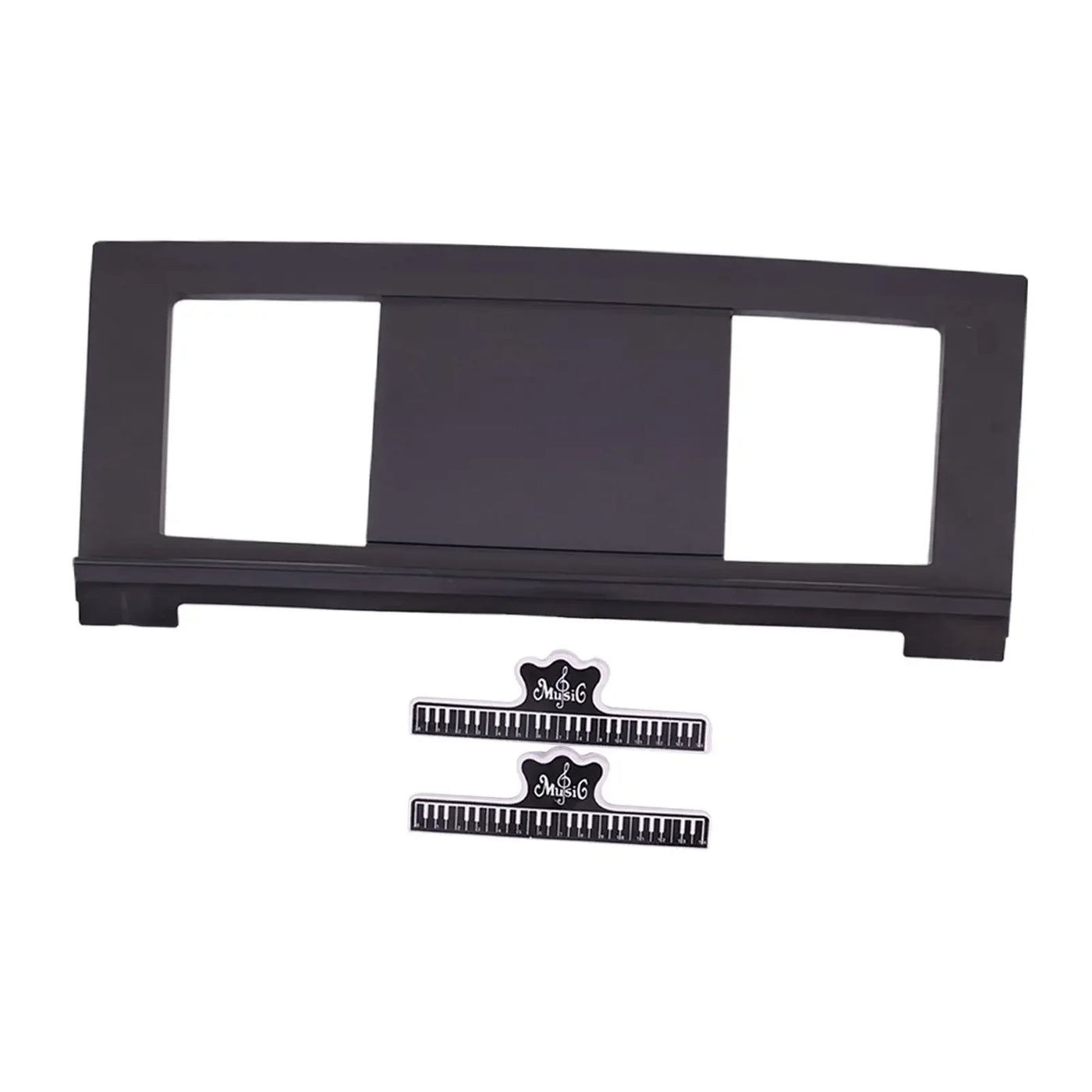 Electronic Piano Music Stand Keyboard Book Stand Storage Book Stand with Sheet Music Clips Music Sheet Stand Music Book Holder