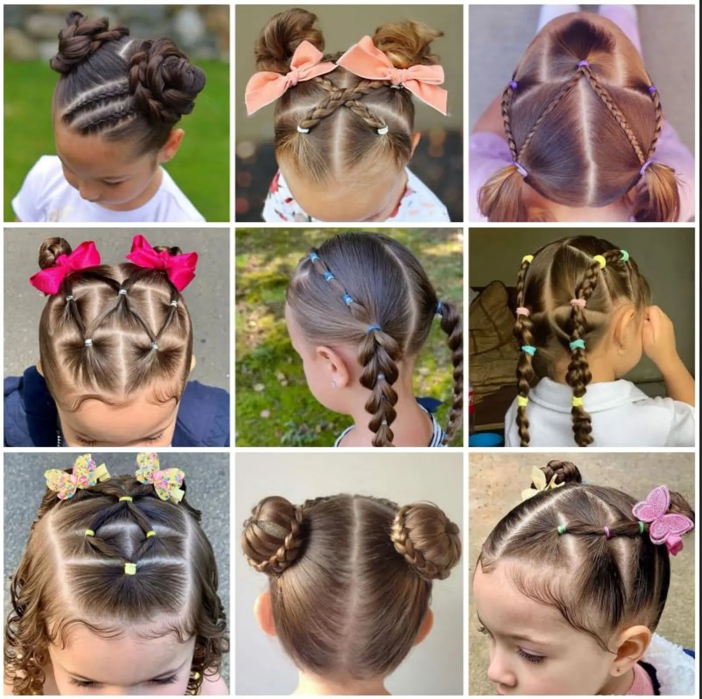 2/5Pcs Hair Wax Stick For Kids Women Slick Back Brushes Gel Pomade for Little Girls Toddler Flyaway Hair Wig Styling Accessories