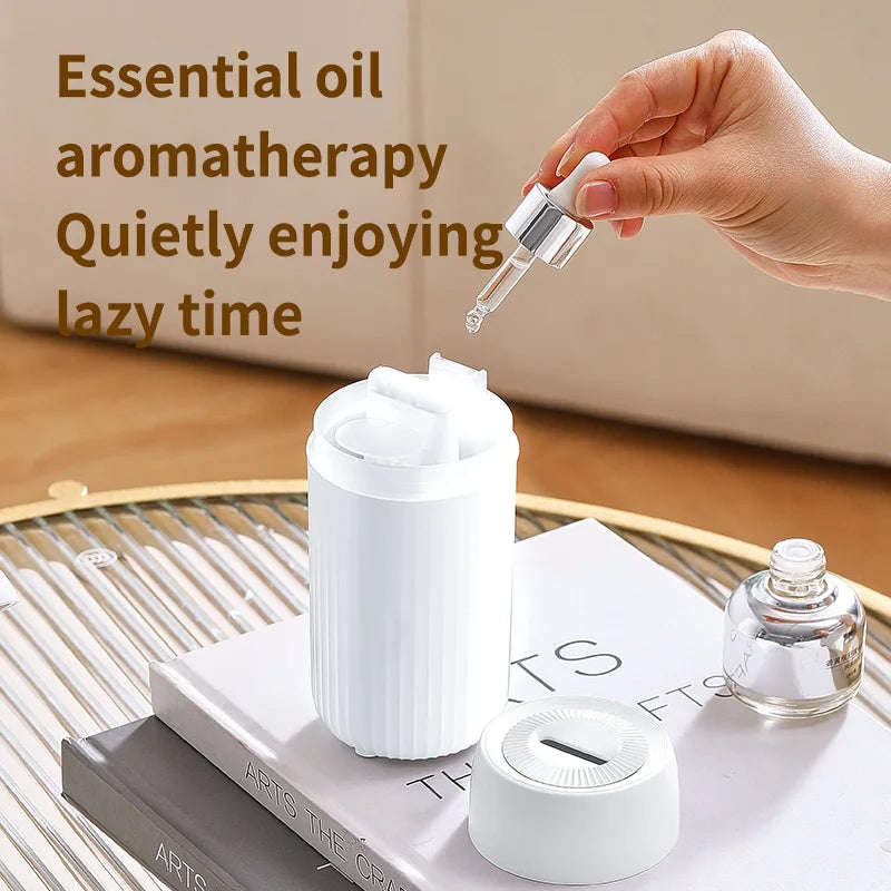 Car Aromatherapy Diffuser Humidifier with LED Light  Auto Air Purifier and Aroma Air Freshener for Car
