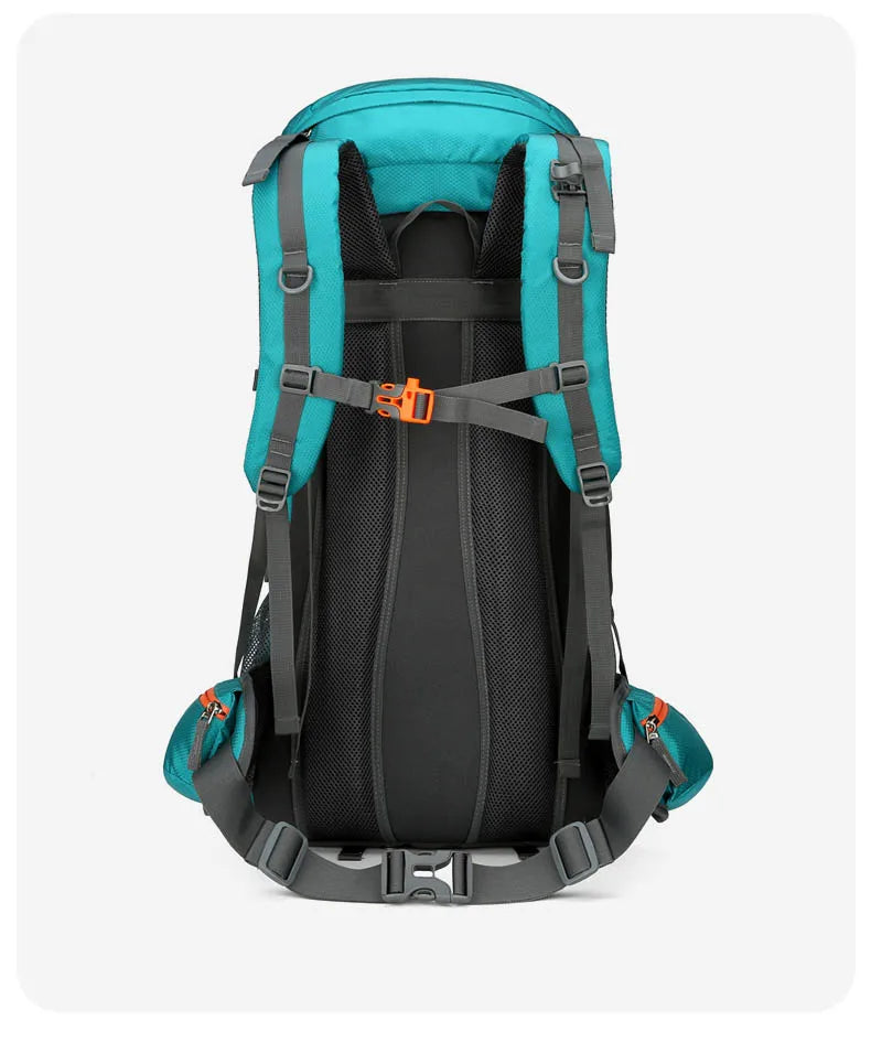 Hiking Backpack Camping Bag Mountain Climbing with Waterproof Rain Cover Daypack for Men Women Outdoor Travel Rucksack Fishing