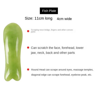 Neck Beauty Massage Comb Resin Skin Care Tool Facial Scraping Scraper Body Beautiful Tool Gua Sha Board Face Massager