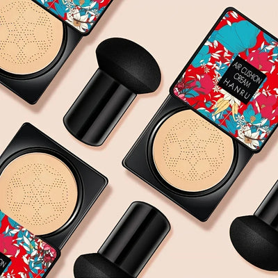 All in One Radiate Beauty with Mushroom Air Cushion BB Cream Moisturizing Nourished Clear Complexion Hanru Lightweight Cushion