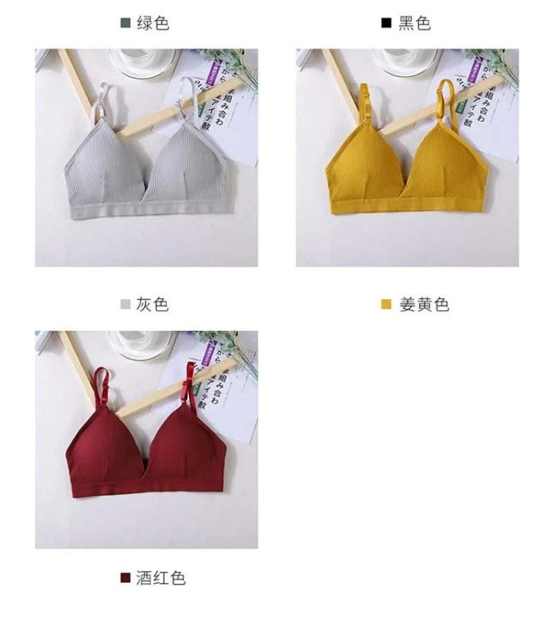 Women Yoga Sports Bras Triangle Cup Underwear