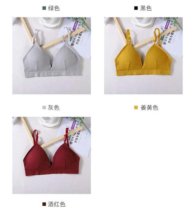 Women Yoga Sports Bras Triangle Cup Underwear