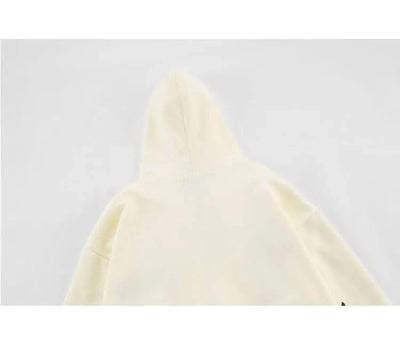 Hooded Sweatshirt Men's Women's Cross Embroidery Couple Trend Street Loose Hoodies for Men Clothing Youth Autumn Spring