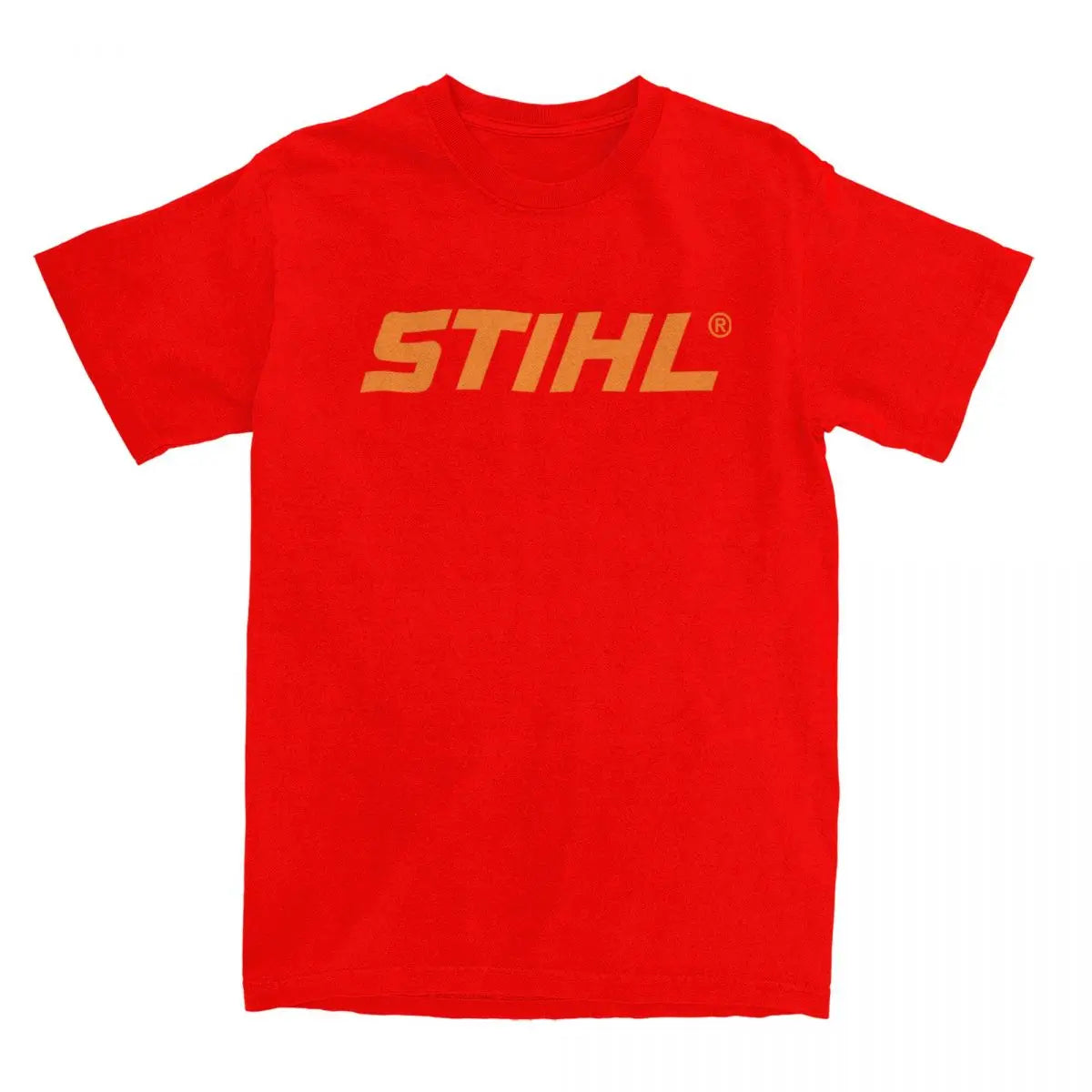Men Electric Tool T-Shirts Stihls Logo Cotton Top Tees Summer Funny Short-Sleeve T Shirt O Neck Leisure Casual Tshirt Big Size