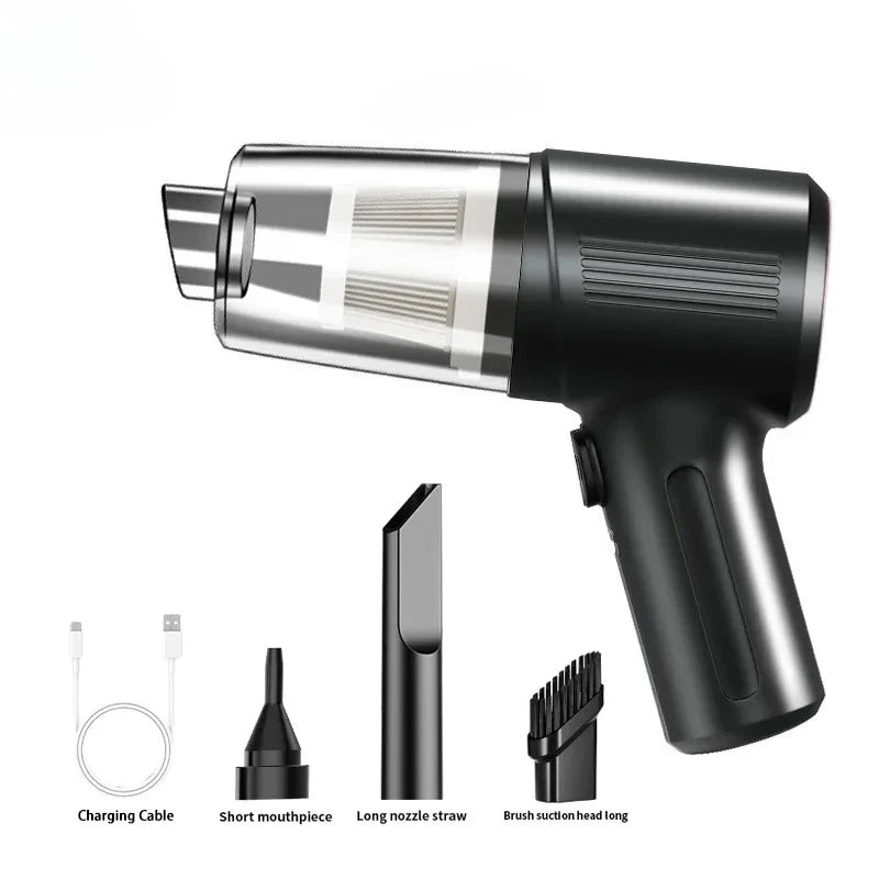 Portable Wireless Car Vacuum – Compact High-Suction Handheld with Blower Function for Easy Car & Small Space Cleaning