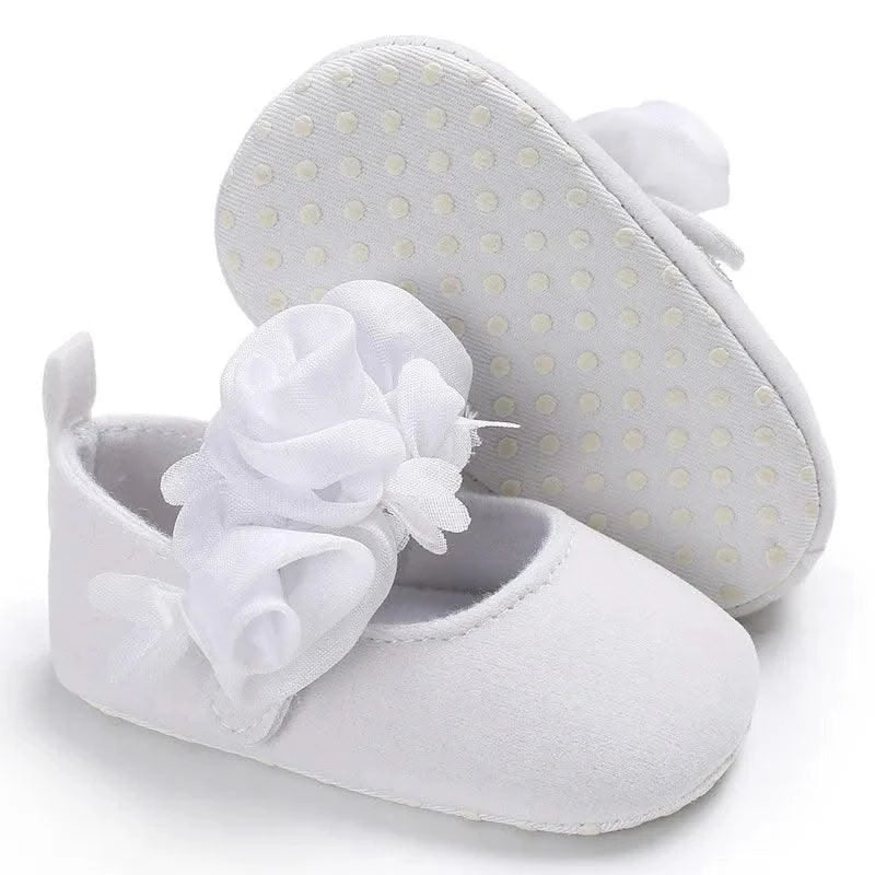 Children's Soft-Soled Flat Shoes With Design | Baby Shoes For All Seasons 0-1 Year Old |Girls Princess Shoes | First Walkers