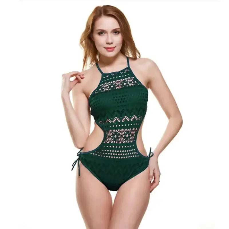 New 2024 Women's Sexy Swimwear Bikini Sport Fitn Swimming Fem Holl Swimsuit Trendy Summer Beachwear Casual Swimwear
