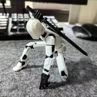 Multi-Jointed Action Figure Movable Shapeshift Robot 3D Printed Mannequin Dummy Figures Toys Kids Adults Parent-children Games
