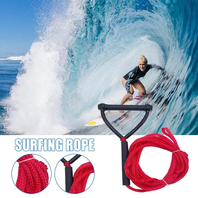 Wake Surf Rope Ski Ropes For Water Skiing High-Strength Accessories 24ft For Wakeboard Boat Towing Beginner Skiers