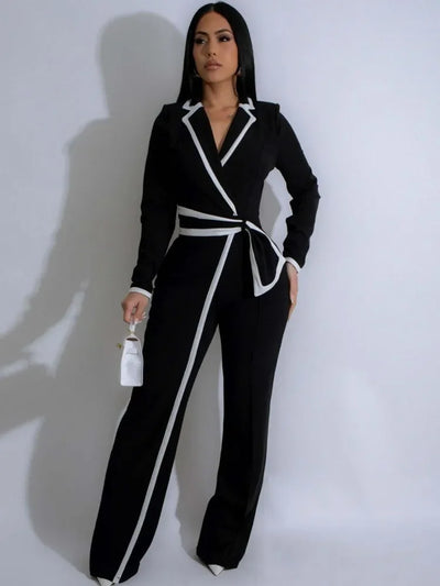 Solid Color Women Jumpsuits For Summer Spring long Sleeve Loose Fashion Streetwear Overalls Wide Leg Pants Trousers 2025