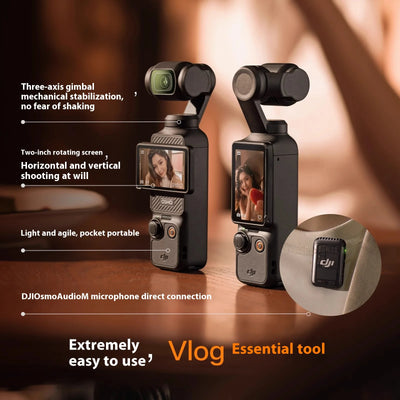 DJI Osmo Pocket 3 Handheld PTZ Smart Travel with An Inch Pocket PTZ Camera Handheld Vlog Camera Outdoorl Gifts
