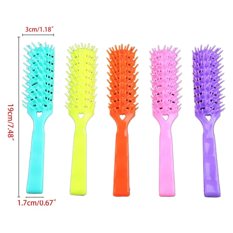 Vent Brush Hair Brush 7 Row Vent Brush With Ball Tipped Bristles for Wet Short Curly Straight Hair Blow Drying Quickly