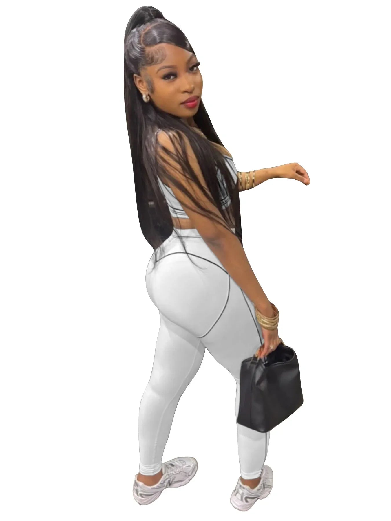 Women Activewear Summer Fitness Gym Yoga Sets Two Piece Set Bra Crop Top And High Waist Leggings Sportswear Training Workout Set