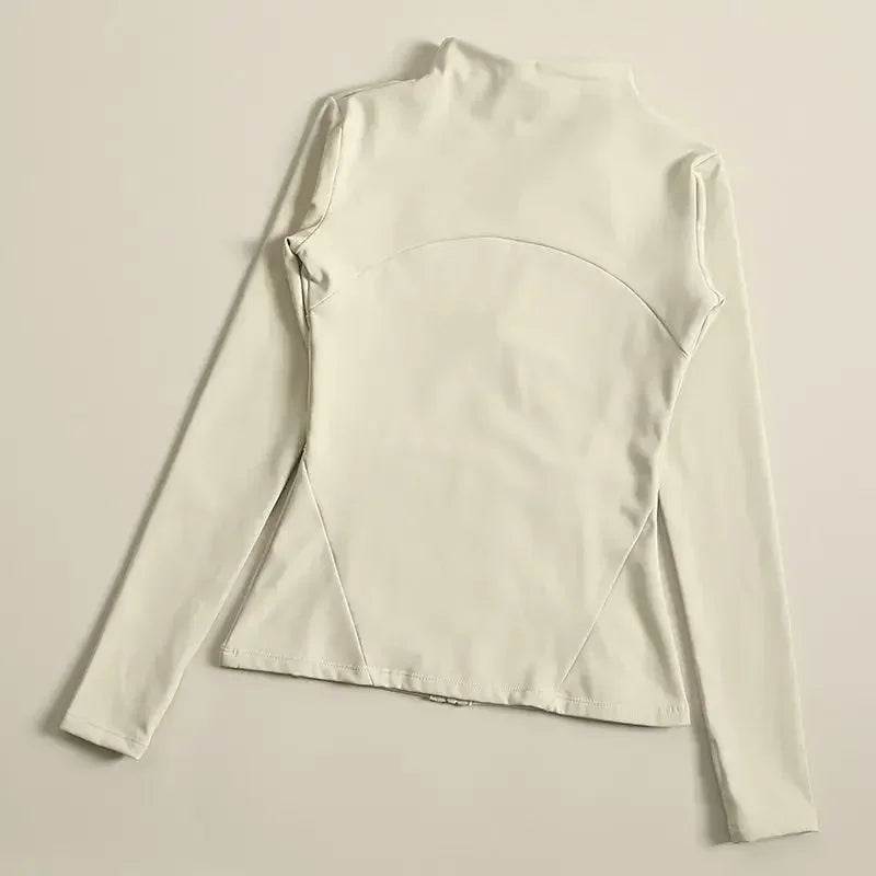 Yoga Clothes Windbreaker Sportswear Woman Running Long Sleeve Sweatshirt Sports Jackets Top Women Workout Tops Activewear