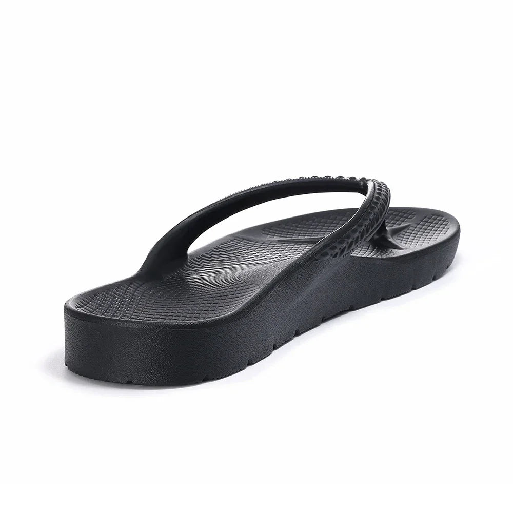 SmilePoP New Orthotic Sandals Flip Flops for Women with Arch Support Yoga Mat Summer Outdoor Beach Sandals Vacation Essentials