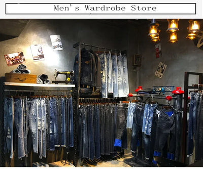 2023 Summer New Mens Ripped Short Jeans Brand Clothing Bermuda Cotton Shorts Men Thin Breathable Casual Denim Shorts