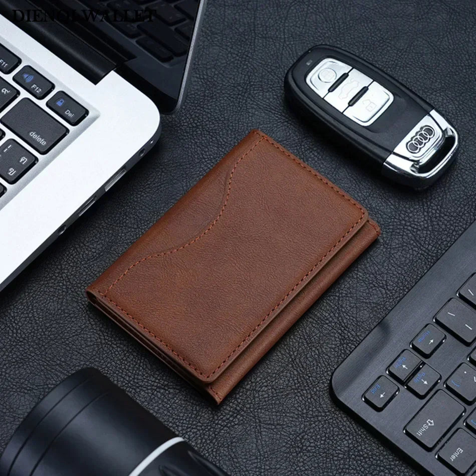 Magsafe Wallet Mobile Phone Bag Credit Card Holder Magnetic Wallet Men Luxury Bank Cardholder Case Minimalist Wallet Card Bag
