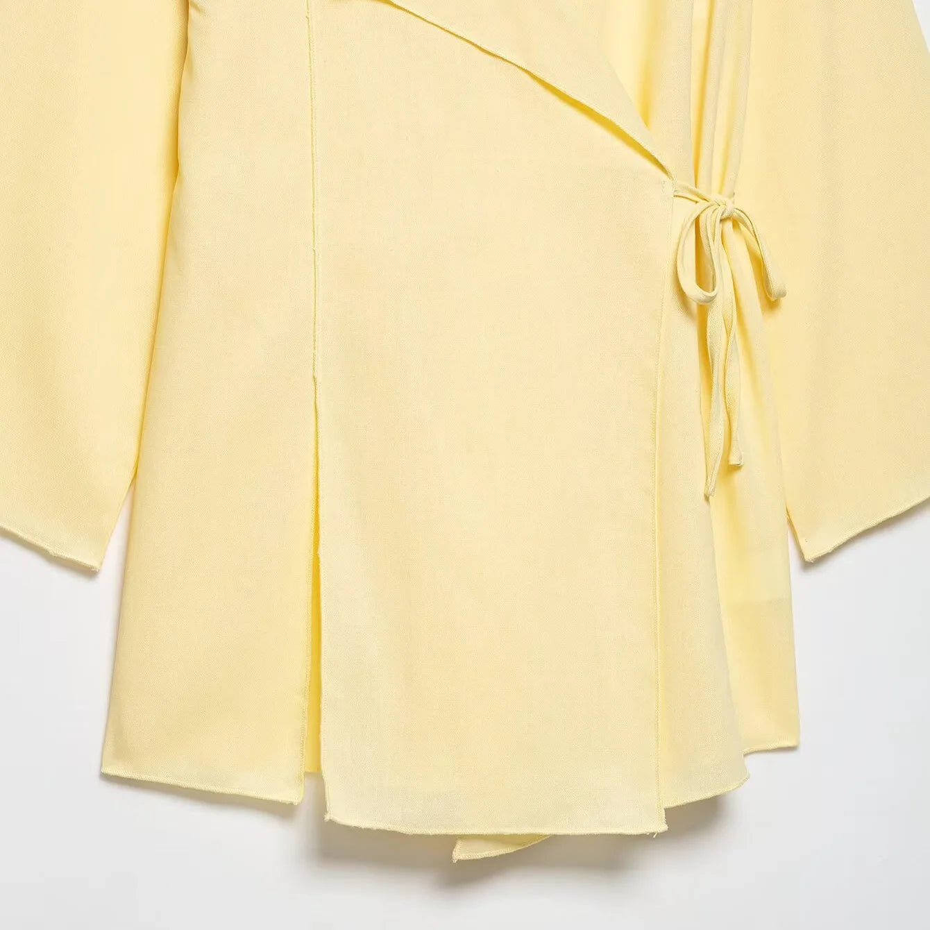 2025 Woman Fashion Linen Kimono Cross Coat Fashionable Women's Linen Blouse Shirt Women Brand Clothing
