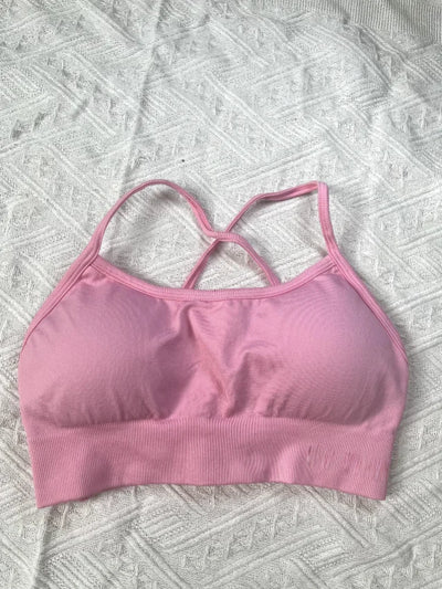 Yoga, Sports, Cycling, Vest, Halter Bra for Women, Seamless Breathable, High-support Sports Bra, Yoga, Running, Gym Exercise
