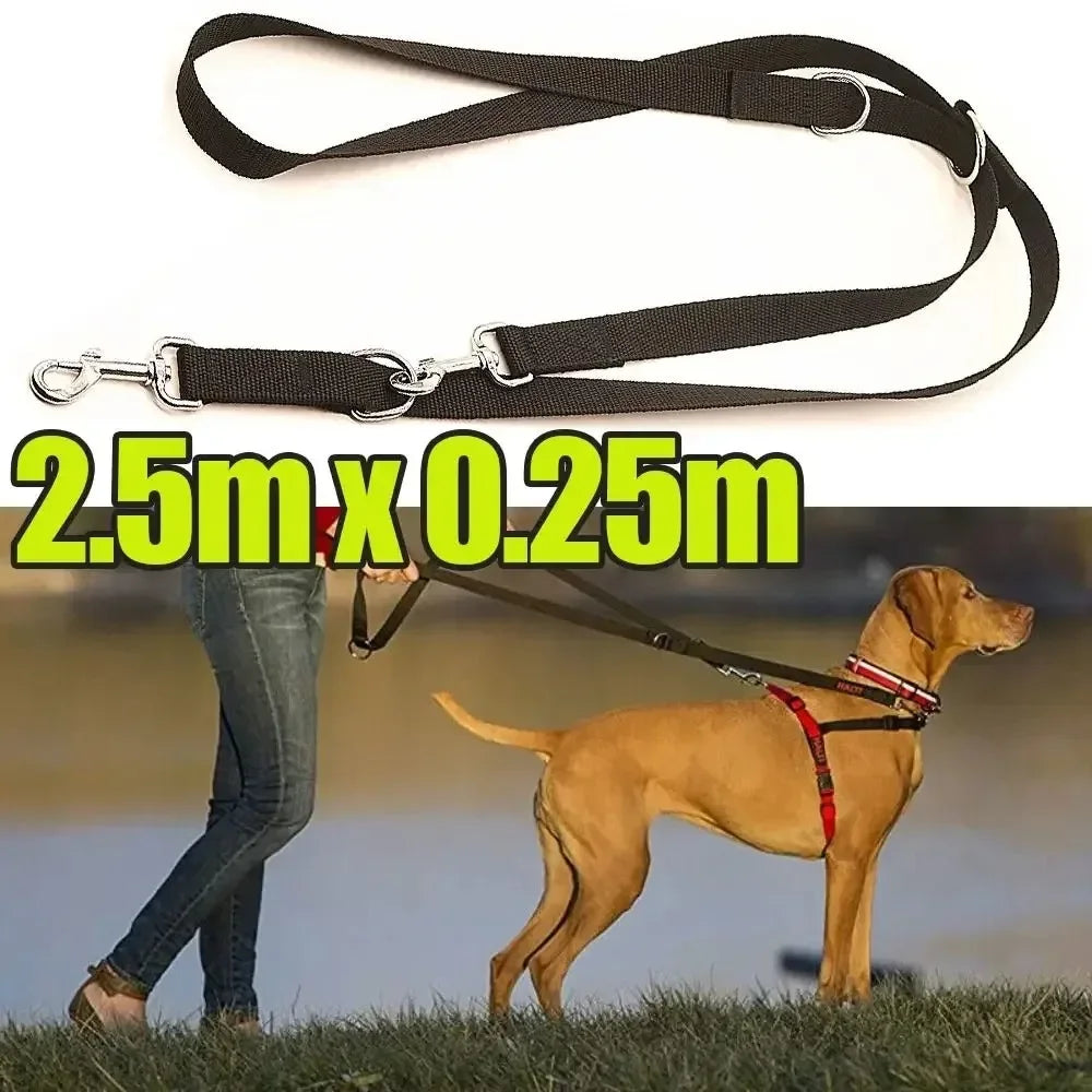 Adjustable Dogs Walking Training Lead Police Style Control Dog Lead Leash Dog Chain Dog Leashes Safety Pet Leashes Dog Accessory