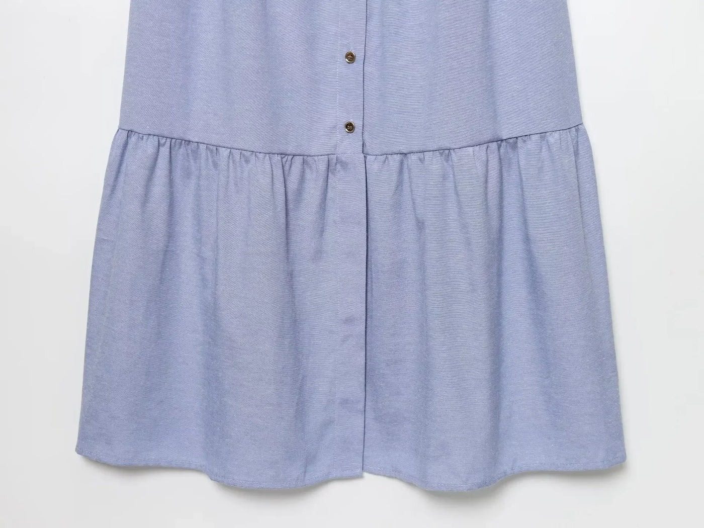 Women's Midi Dresses New Summer 2025 Blue Sleeveless Blend Midi Dress Belt Linen Blended Midi Dress Casual V Neck Dress