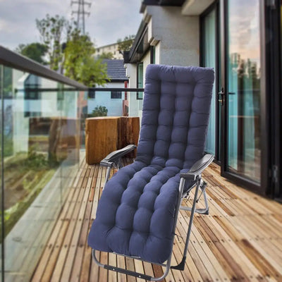 Polyester Garden Recliner Cushion Thickened High Office Seat Cushions Outdoor