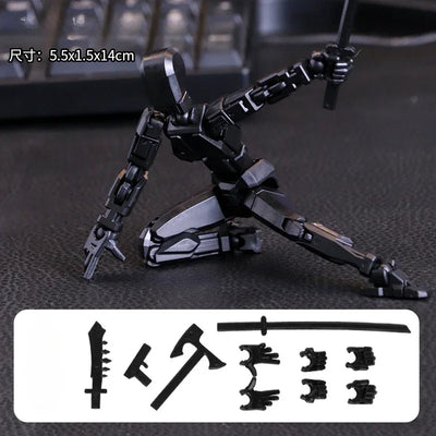 Multi-Jointed Movable Shapeshift Robot 2.0 3D Printed Mannequin Dummy 13 Action Figures Toys Kids Adults Parent-children Games
