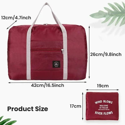 Foldable Travel Duffel Bag for Airlines or Women