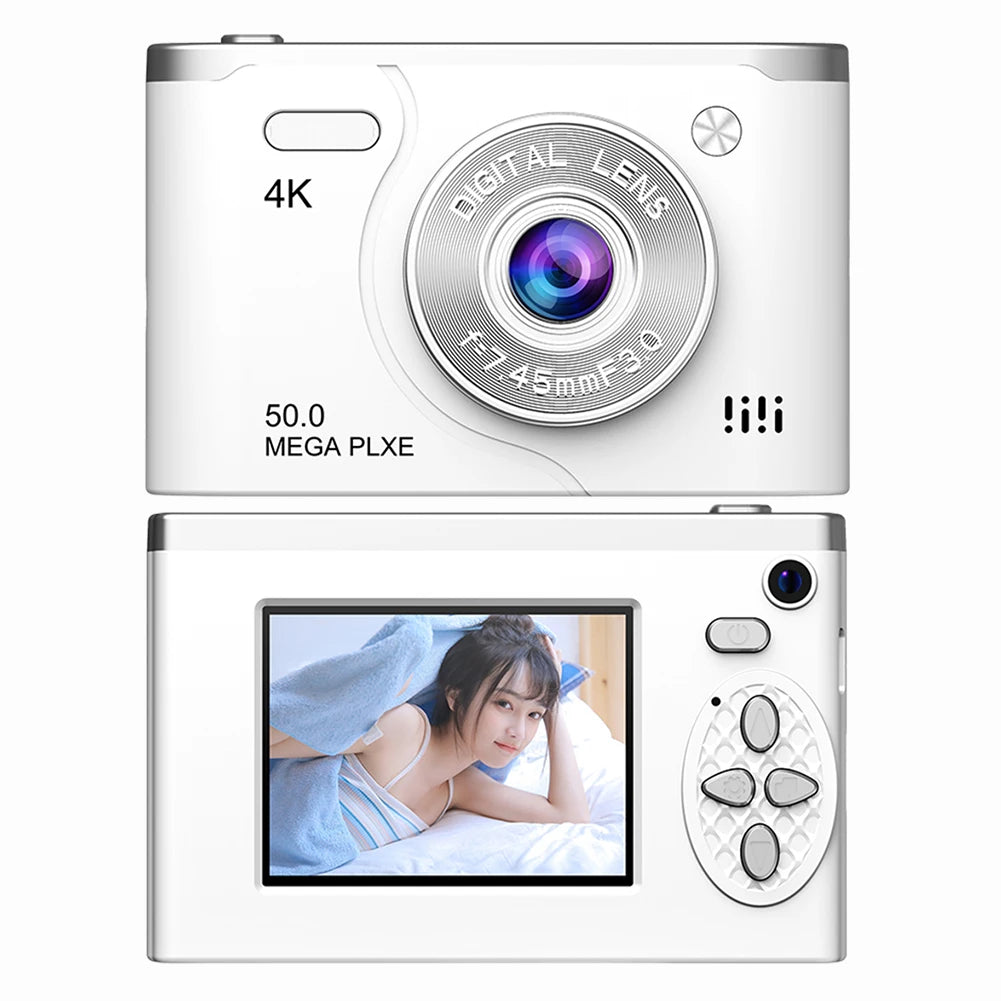 Digital Camera 8x Digital Zoom Portable Compact Camera 2.4inch LCD Photography Camera Photo Video Camera for Travel and Students