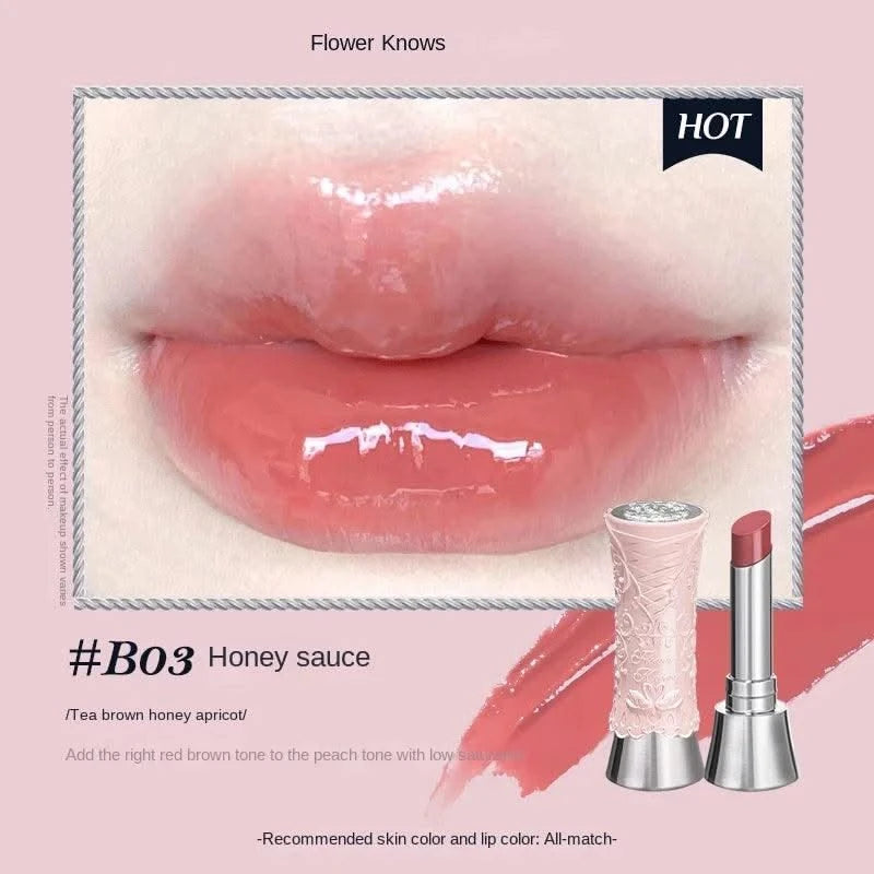 Flower Knows Moisturizing Long-lasting Lipstick Lip Gloss Nourishing  3.5g