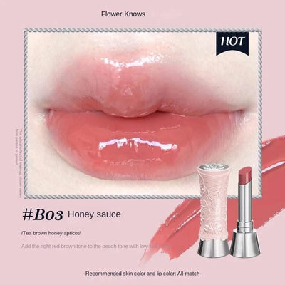 Flower Knows Moisturizing Long-lasting Lipstick Lip Gloss Nourishing  3.5g