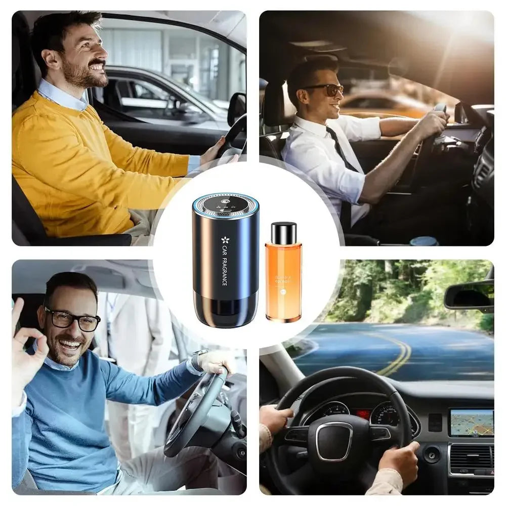 Car Essential Oil Diffuser - 50ml Capacity, Smart Rechargeable Aromatherapy, Remove Odors & Freshen Air in Your Car