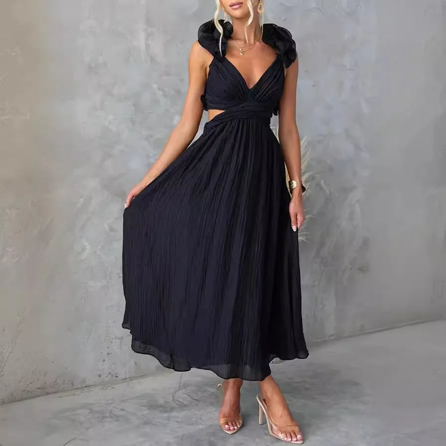 Elegant Women's Long Dresses 2025 New Summer Party White Dresses Vestido Sexys Mujer Verano Feestjurken Y2k Vestidos De Gala