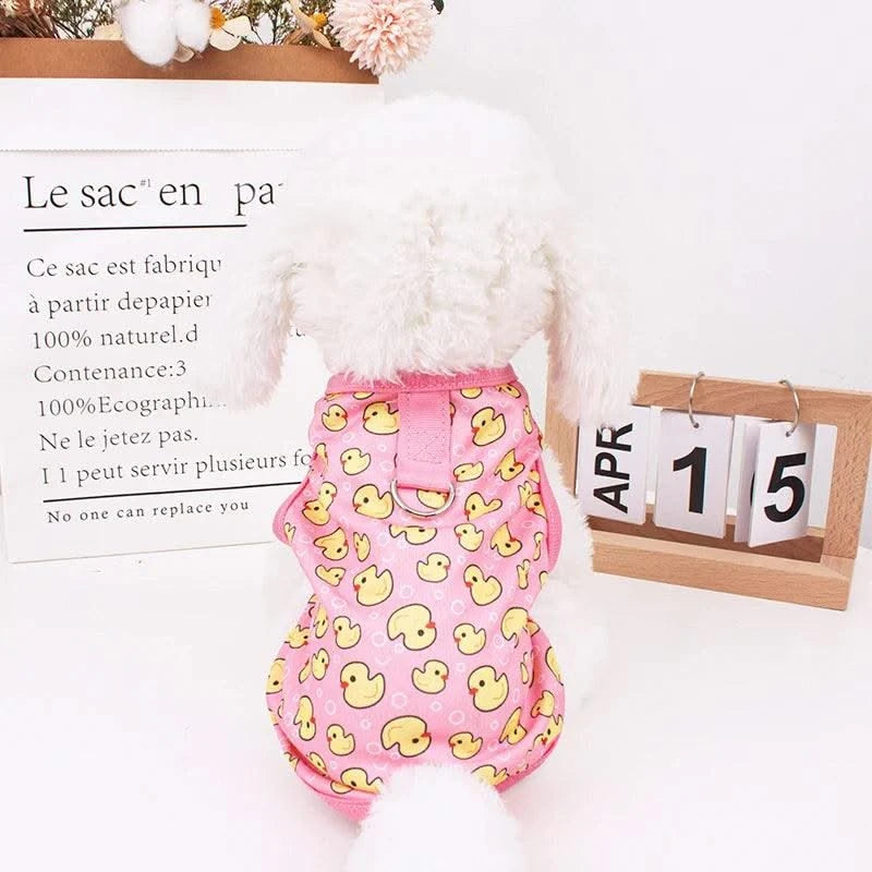 Pet Dog Clothes Cartoon Clothing Puppy Dogs Soft Vests Summer Shirt Casual T-Shirt for Small Pet Supplies