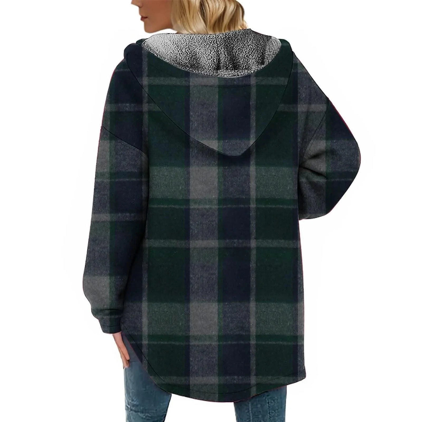 Women Chic Jackets Autumn Winter Lapel Patchwork Coats Casual Office Jacket