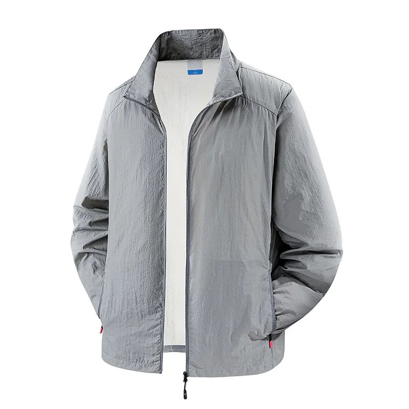 Summer Women's UPF 50+ Light Jacket Full Zip Sun Protection Coats Long Sleeve Sun Shirts for Woman Hiking Fishing Zip Pockets