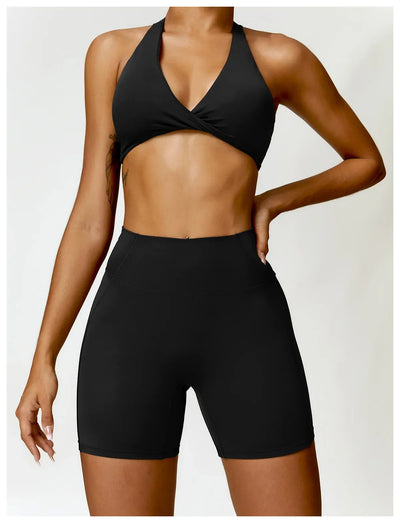 Women Seamless Yoga Set 2PCS Gym Workout Clothes for Female Push Up Bra High Waist Leggings Sexy Fitness Sportswear Sports Suits