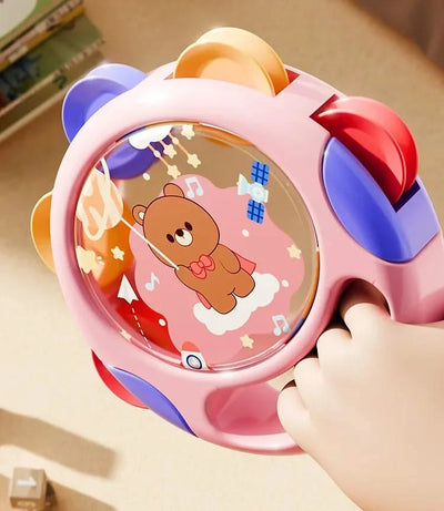Baby toys, hand-held drums, percussion instruments, baby hand-held tambourines