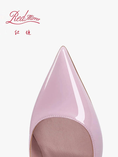 Pink, Pointed Toe High heeled shoes for women | light lipstick base sexy temperament, not tiring, single foot shoes