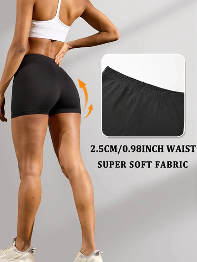 Biker Shorts For Women Super Soft No See Through Workout Yoga Running Cycling Push Up Gym Fitness Shorts Women's Activewear