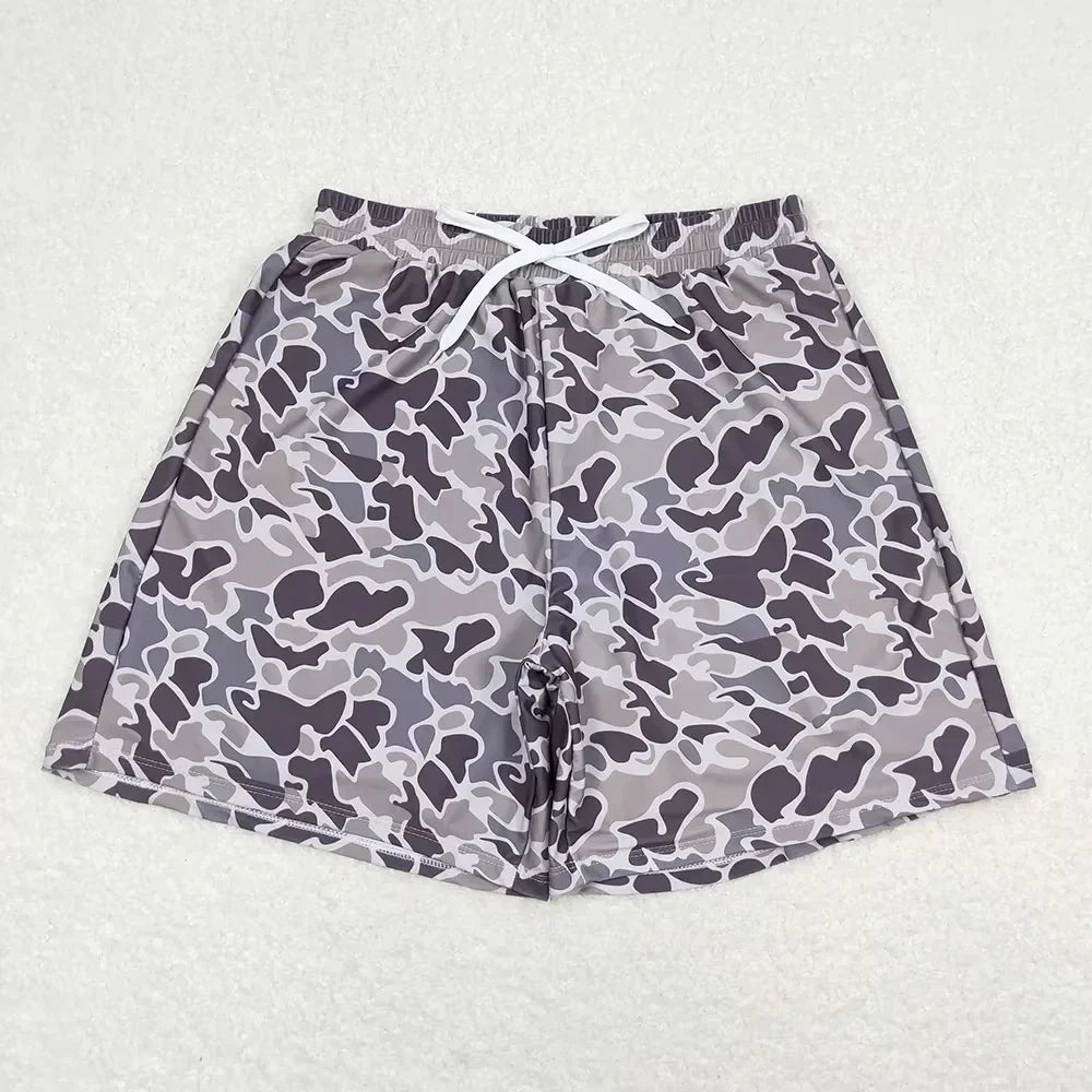 Wholesale Adult Women Swimwear Summer Sleeveless Shorts Swimsuit Set Camo Bathing Suit Clothing