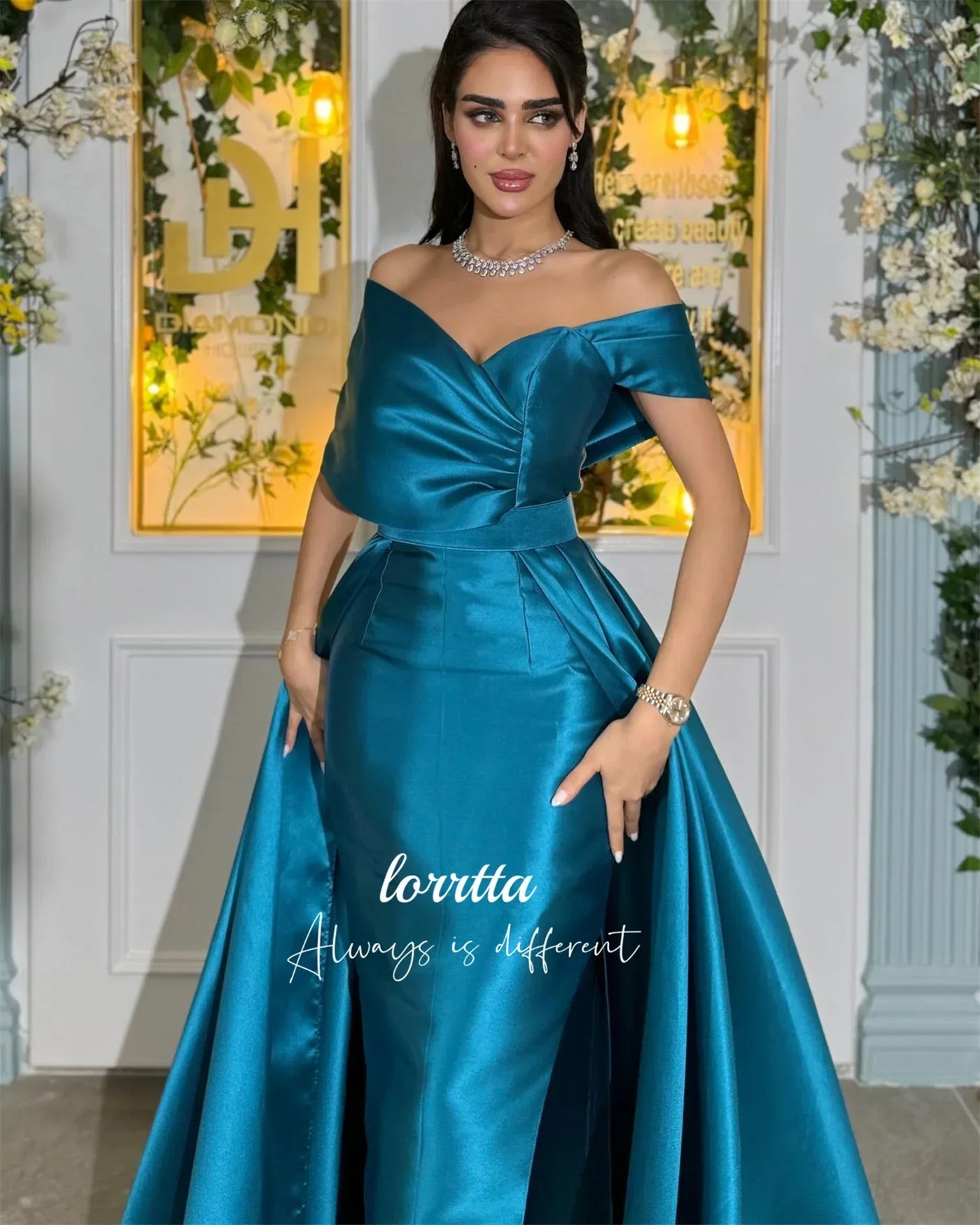 Lorrtta Grace Womens Dresses for Special Occasions Evening Dress Satin Fishtail Cut Luxury Dresses Women 2025 Robe Customized