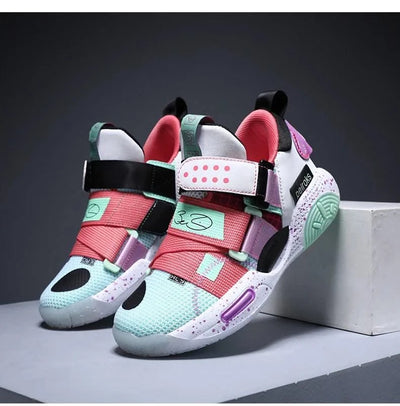 Children's Basketball Shoes For Boys Girls Non-slip Kids Sport Shoes Lightweight Outdoor Sneakers Trainers Footwear Comfortable