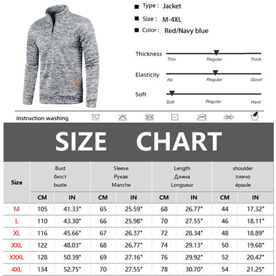Men's Collar Half zipper Sweatshirts Spring Autumn Casual Pullover for Male Sweat Outdoor Turtleneck Coats Solid Sports Clothing