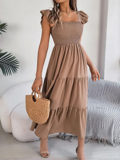 Women's Maxi Dress Fashionable Elegant Summer Rose Red Lace Up Long Dresses Sexy Party Evening Dress Ro Abendkleider Vestidos